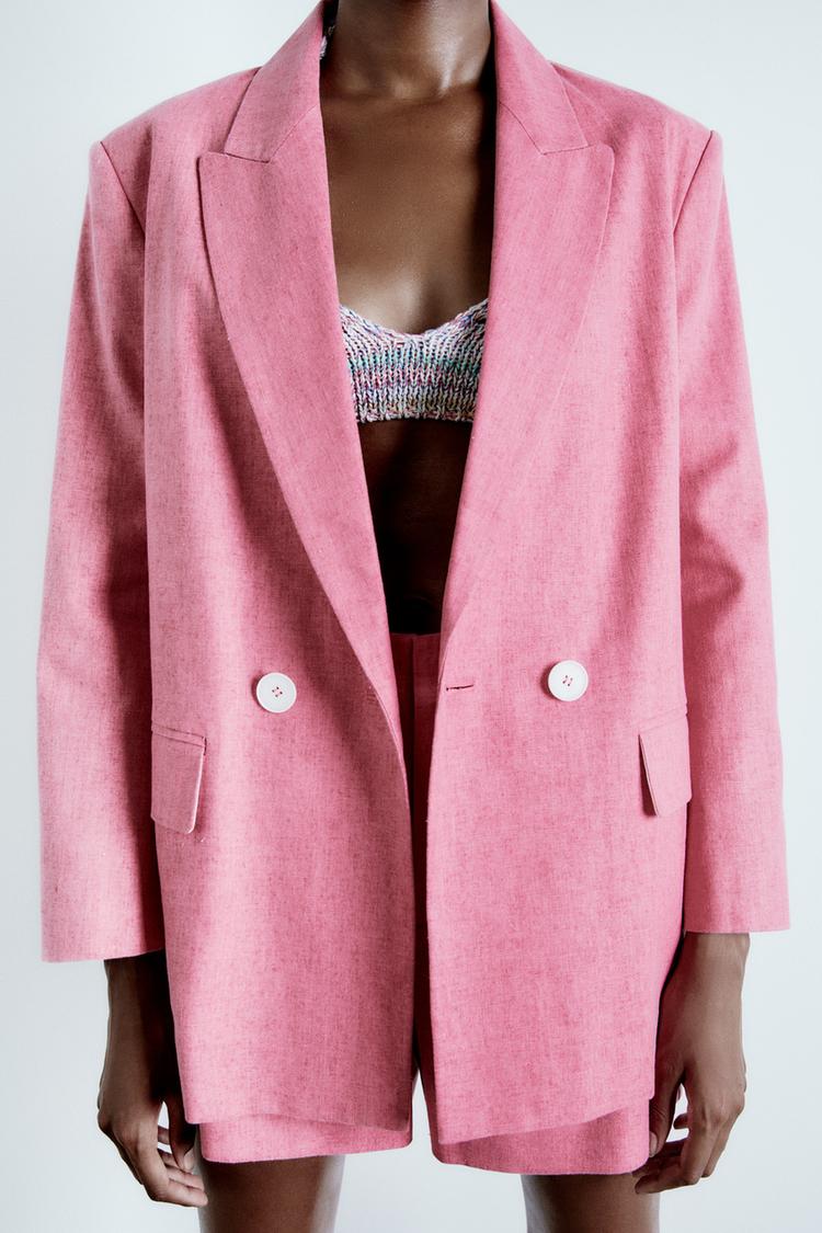 Zara rustic blazer sales